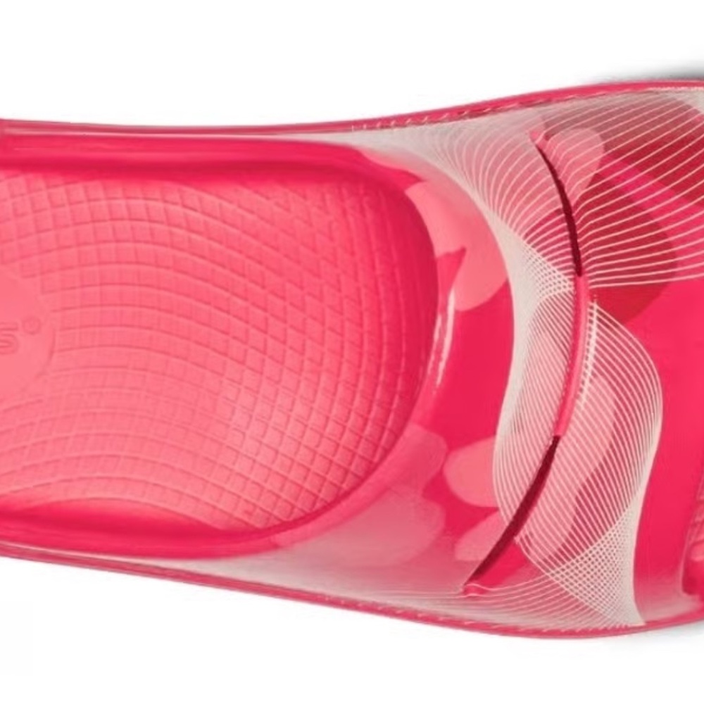 OOFOS OOAHH LIMITED SLIDE SANDAL - NEON BERRY BREEZE hot pink - Picture 3 of 7